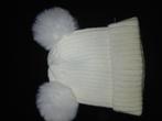 Wit baby mutsje, Kinderen en Baby's, Babykleding | Maat 56, Ophalen, Gebruikt, Meisje, Overige typen