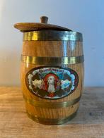 Pot à cigares en bois tonneau Schimmelpenninck, Antiquités & Art, Curiosités & Brocante, Enlèvement