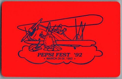 carte à jouer - LK8167 - 2# Pepsi fest '92 & 93, Collections, Cartes à jouer, Jokers & Jeux des sept familles, Comme neuf, Carte(s) à jouer