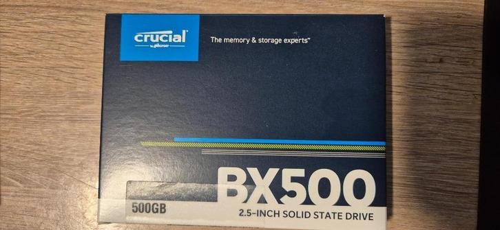 Nieuwe SSD 500GB Crucial, Computers en Software, Harde schijven, Nieuw, SSD, SATA, Ophalen of Verzenden