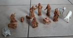 13x vintage figuren kerststal, Diversen, Kerst, Ophalen of Verzenden, Gebruikt