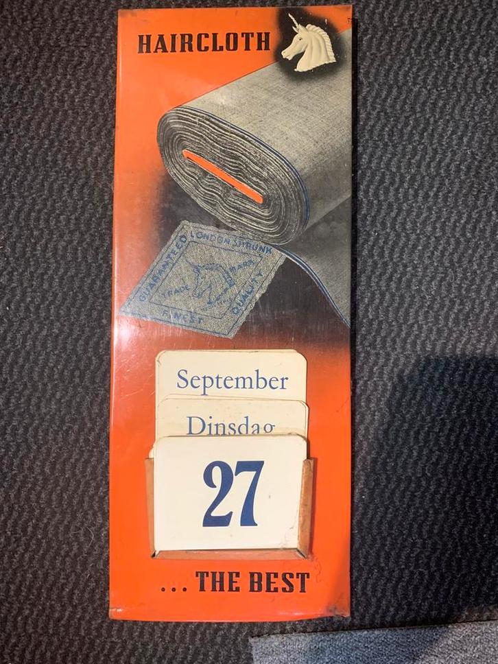 London Shrunk vintage reclamebord en kalender, Antiek en Kunst, Antiek | Email, Ophalen of Verzenden