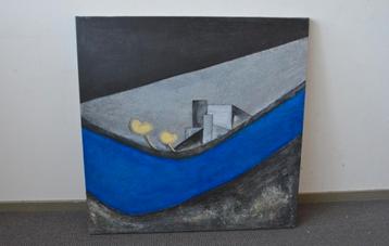 Groot schilderij van Kitty Haring beschikbaar voor biedingen