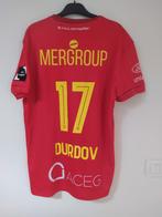 Matchworn Durdov KV Oostende, Sports & Fitness, Football, Utilisé, Enlèvement ou Envoi