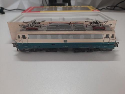 Fleischmann-locomotief ref. 4338 BR 110 DB — Tevreden sta, Hobby en Vrije tijd, Modeltreinen | H0, Gebruikt, Locomotief, Gelijkstroom