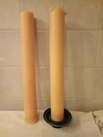 lot de 2 bougies / cierges, 25 à 50 cm, Enlèvement, Utilisé, Bougie