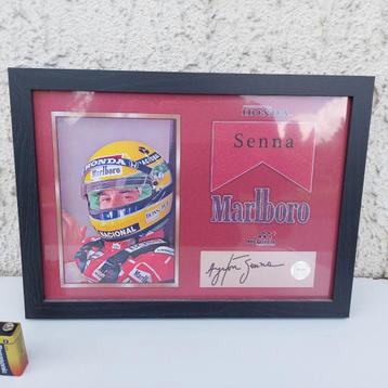 AYRTON SENNA MARLBORO HONDA OFFICIEEL GESIGNEERD GERUIT FR beschikbaar voor biedingen