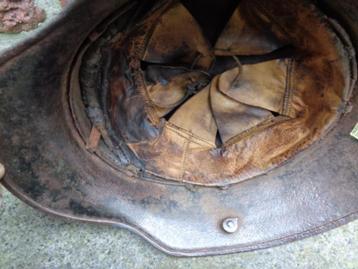 WO 1 helm met lederen binnenwerk  beschikbaar voor biedingen