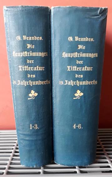 G. Brandes, Die Hauptströmungen der Litteratur des 19. Jahrh beschikbaar voor biedingen