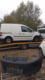 Volkswagen Caddy 2011, 231.000 km, 1.6 diesel, kapotte motor, Auto's, Volkswagen, Stof, Zwart, 1600 cc, Wit
