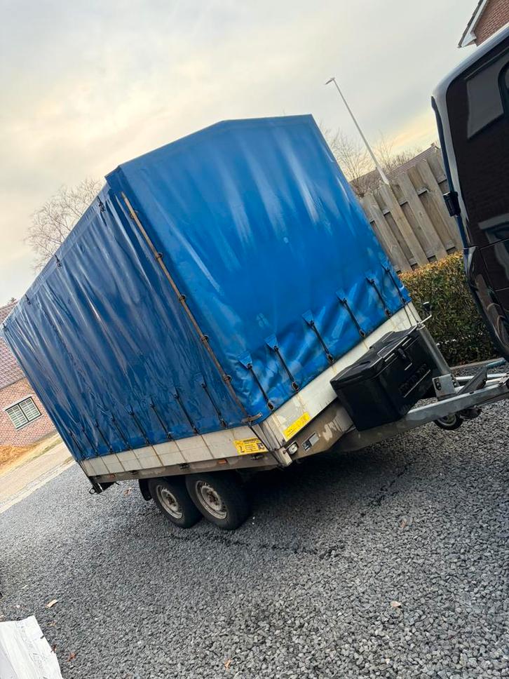 Remorque Hapert fermé et plaque routière, Autos : Divers, Remorques, Utilisé, Enlèvement