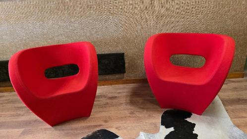 Set van 2 Moroso Design fauteuils, Huis en Inrichting, Fauteuils, Gebruikt, Stof, Ophalen