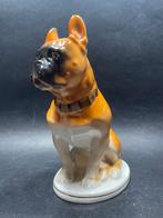 Sovjet Rusland vintage porseleinen beeldje Bulldog., Antiek en Kunst, Ophalen of Verzenden