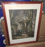 gravure epreuve d artiste signe roger hebbelinck, Antiek en Kunst, Kunst | Etsen en Gravures, Ophalen of Verzenden