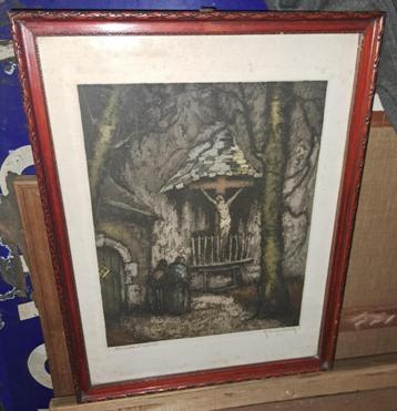 gravure epreuve d artiste signe roger hebbelinck beschikbaar voor biedingen
