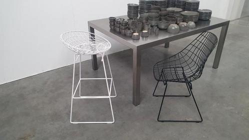 Pastoe design Cees Braakman 1x wire barstool, Huis en Inrichting, Barkrukken, Gebruikt, Metaal, Ophalen