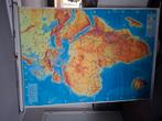 Vintage schoolkaart Afrika, Ophalen, Zo goed als nieuw