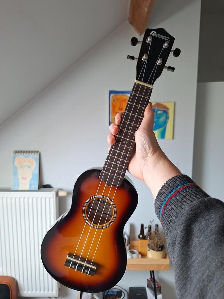 DIMAVERY UK-200 ukelele, Muziek en Instrumenten, Snaarinstrumenten | Overige, Zo goed als nieuw, Ukelele, Ophalen of Verzenden