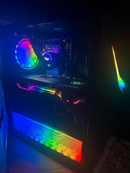 Pc Gamer Puissant RTX 3080 Full RGB, Computers en Software, Desktop Pc's, Zo goed als nieuw, SSD, 32 GB, Met videokaart, Gaming