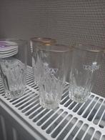 4 verres à jus de fruits looza., Enlèvement ou Envoi, Utilisé, Verre, Verre ou Verres