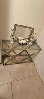 Bijzettafel (gang), Huis en Inrichting, Ophalen, Metaal of Aluminium, Modern, 60 cm of meer