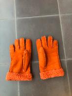 Kinder handschoenen suede en wol, Ophalen of Verzenden, Zo goed als nieuw, Handschoenen