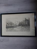 Pentekening, Antiek en Kunst, Ophalen