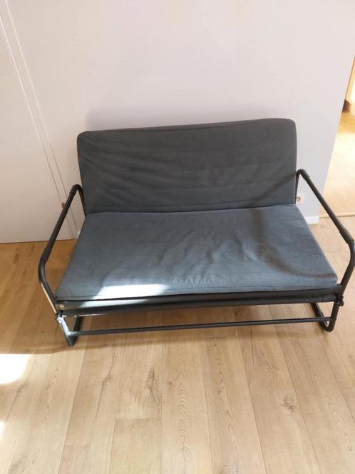 Canapé lit à vendre, Huis en Inrichting, Slaapkamer | Slaapbanken, Zo goed als nieuw, 120 cm, 190 cm of minder, Eenpersoons, Grijs