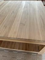 Vierkante salontafel uit teak, Huis en Inrichting, Tafels | Salontafels, Ophalen of Verzenden, Zo goed als nieuw