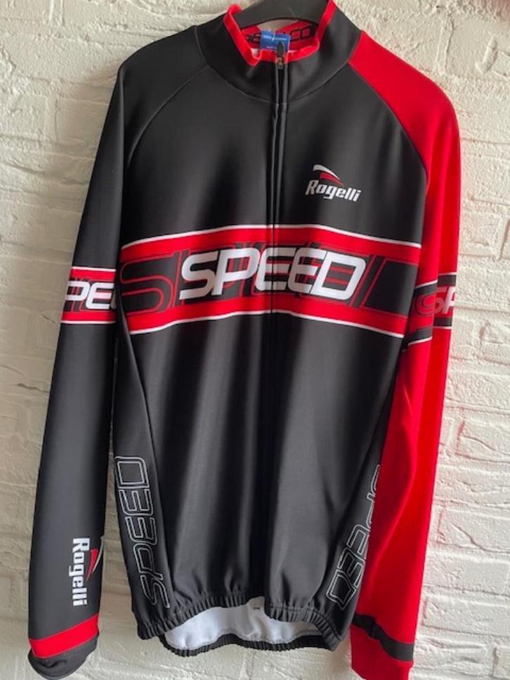 Regen jack Zwart/rood, Sport en Fitness, Wielrennen, Nieuw, Kleding, Ophalen of Verzenden