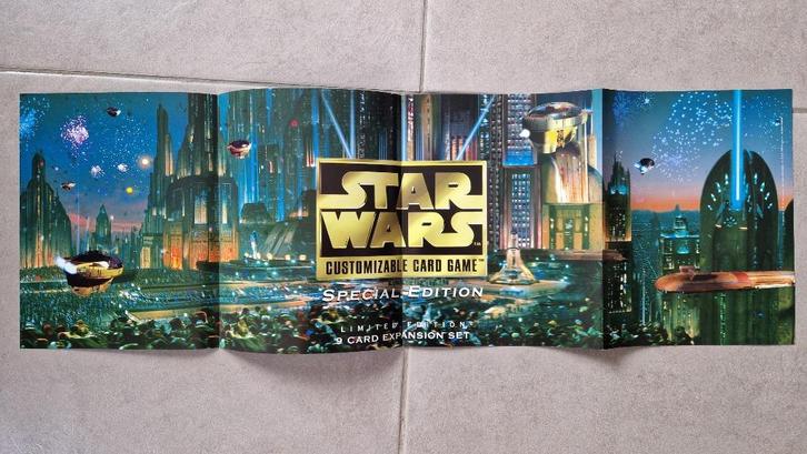Star Wars CCG Special Edition poster decipher CCG kaartspel, Verzamelen, Star Wars, Zo goed als nieuw, Spel, Ophalen of Verzenden