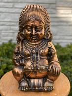 Oud Kuvera bronzen beeld Boeddha 34 cm, Comme neuf, Enlèvement ou Envoi