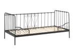 Ikea bedframe + lattenbodem, Huis en Inrichting, Slaapkamer | Bedden, Ophalen, 90 cm, Eenpersoons, Zwart