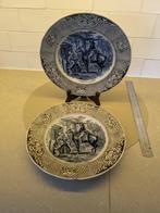 Antieke borden (2 stuks) – Céramique de Bruxelles, Enlèvement