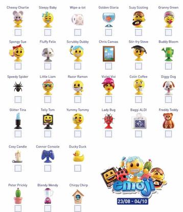 Aldi Emoji Exchange 2025 beschikbaar voor biedingen