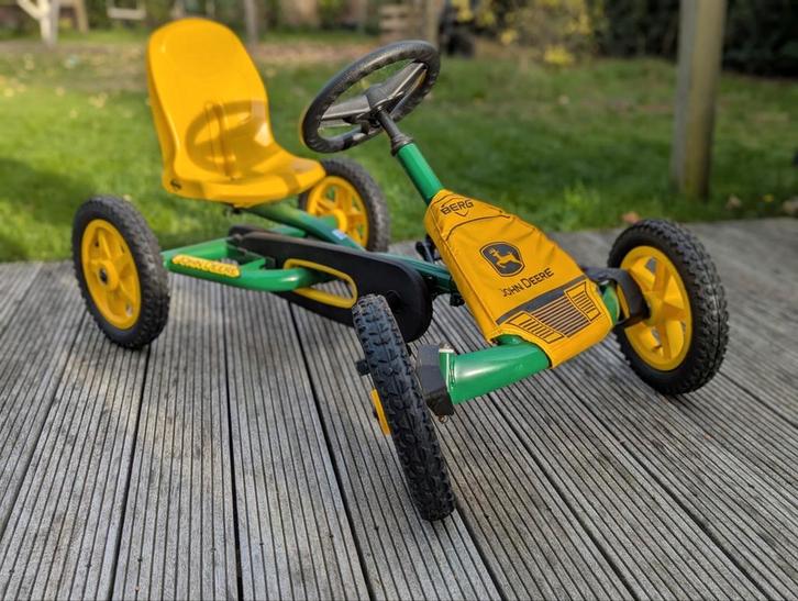 Go-cart Berg. John Deere, Kinderen en Baby's, Speelgoed | Buiten | Voertuigen en Loopfietsen, Zo goed als nieuw, Ophalen
