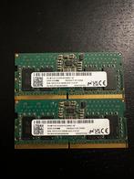 MICRON 16GB DDR5 5600MHz SODIMM (PC5-5600B)., Enlèvement ou Envoi, Utilisé, DDR5, Laptop