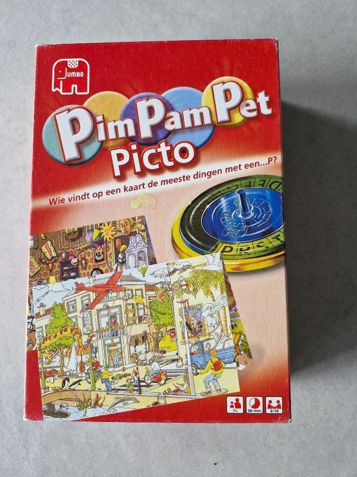 Pim Pam Pet Picto, Hobby en Vrije tijd, Gezelschapsspellen | Overige, Een of twee spelers, Drie of vier spelers, Vijf spelers of meer