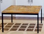 Exclusieve salontafel - Rik Verhelst, Ophalen, Gebruikt, 50 tot 100 cm, Vierkant