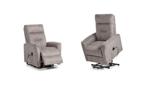 Nieuwe elektrische relaxzetel met liftfunctie stof voor €495, Huis en Inrichting, Fauteuils, Nieuw, Stof, Ophalen of Verzenden
