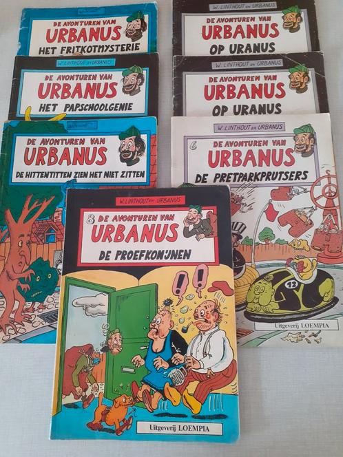 De Avonturen Van Urbanus, eerste drukken., Boeken, Stripverhalen, Gelezen, Meerdere stripboeken, Ophalen of Verzenden