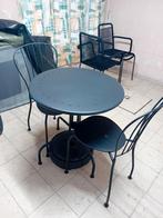 Table avec 2 chaises terrasse, Ophalen, Zo goed als nieuw