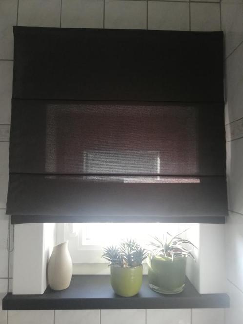 Optrekgordijn, Huis en Inrichting, Stoffering | Gordijnen en Lamellen, Zo goed als nieuw, Minder dan 100 cm, 50 tot 100 cm, Grijs