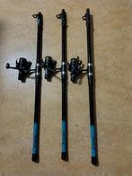 3 WERP HENGELS CAPERLAN + MOLENS, Ophalen of Verzenden, Zo goed als nieuw, Complete hengel