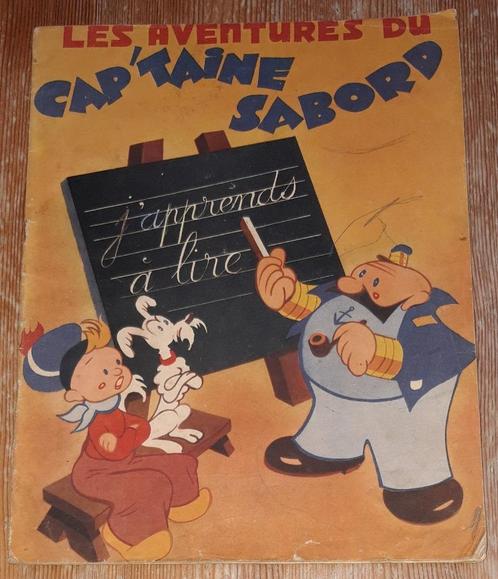 Cap'taine Sabord j'apprends à lire 1943 Wrill Rigal Chagor, Boeken, Stripverhalen, Gelezen, Eén stripboek, Ophalen of Verzenden