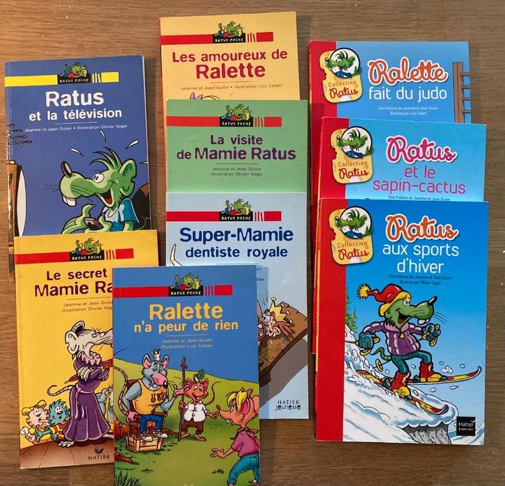 lecteurs débutants - bons lecteurs : 9 livres poche RATUS, Boeken, Kinderboeken | Jeugd | onder 10 jaar, Zo goed als nieuw, Fictie algemeen