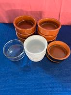 Aardewerk potjes 8,5cm, Huis en Inrichting, Ophalen, Nieuw, Overige stijlen, Kop(pen) en/of Schotel(s)