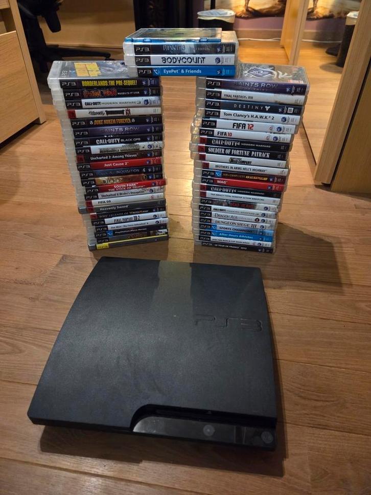 Playstation 3 + games apart, Games en Spelcomputers, Spelcomputers | Sony PlayStation 3, Zo goed als nieuw, Ophalen of Verzenden