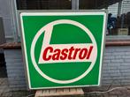 Grote Castrol reclame lichtbak, Verzamelen, Ophalen, Zo goed als nieuw, Reclamebord