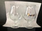 DUVEL  2 x mini glas, Verzamelen, Verzenden, Gebruikt, Glas of Glazen, Duvel